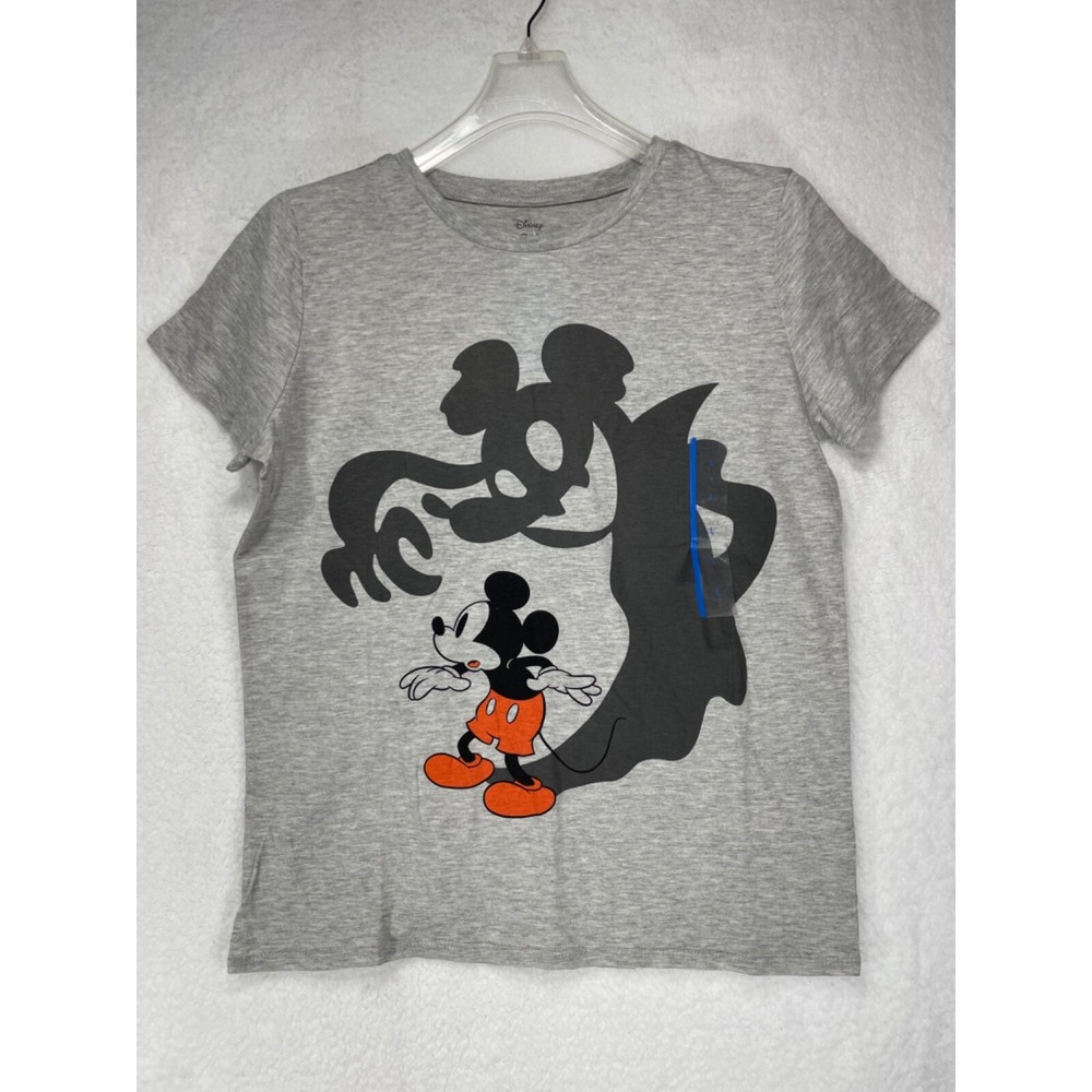 Disney Mickey Mouse Women's size Large Scary Shadow Spooky Halloween‎ Shirt